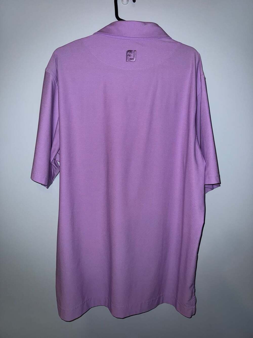 FootJoy Men's Size Large Purple NBC‎ Golf PGA Tour Performance Polo Shirt - Picture 4 of 4